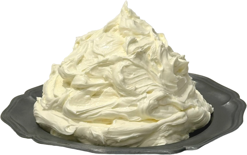 a plate of butter