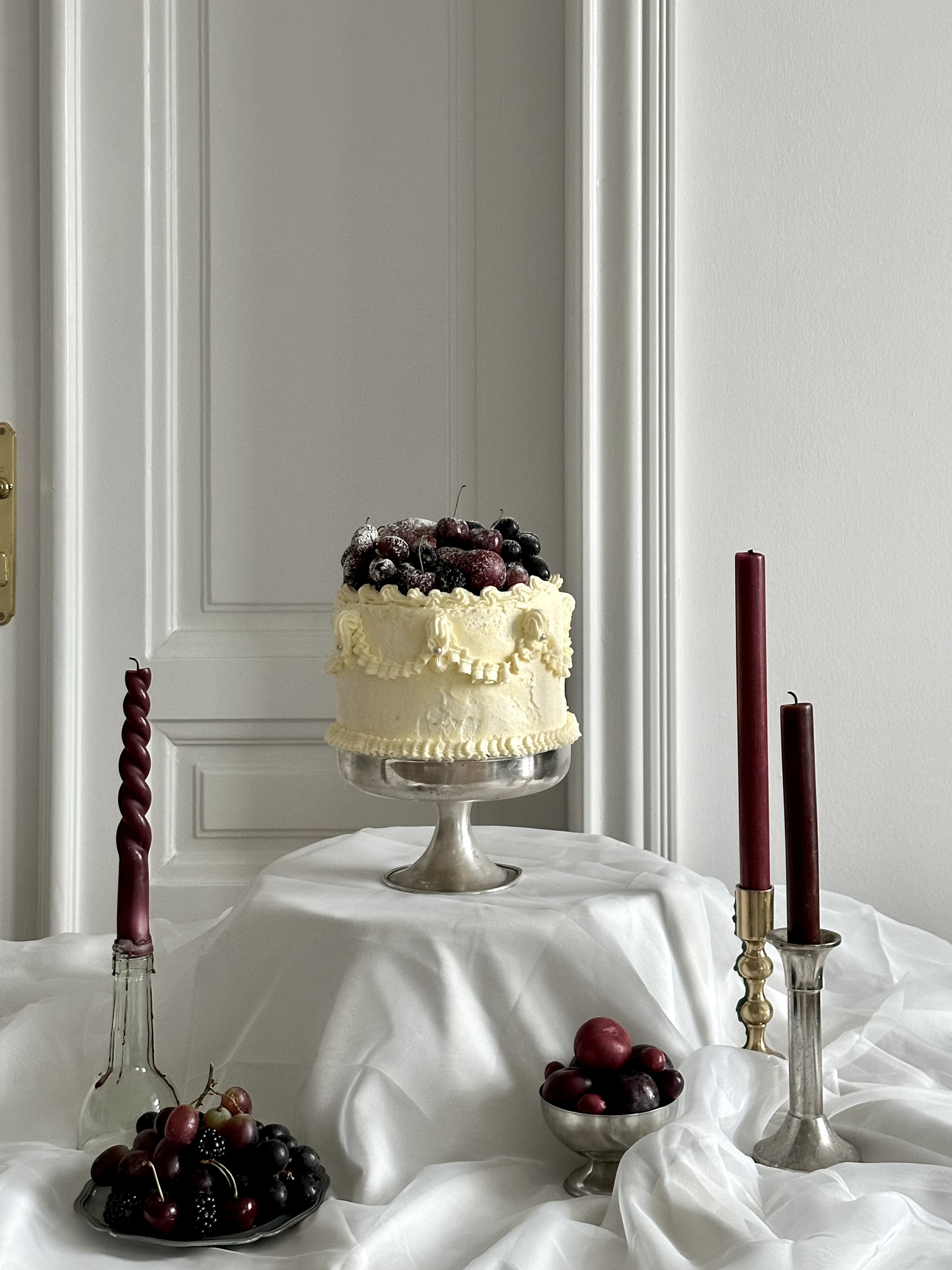still life with a cake