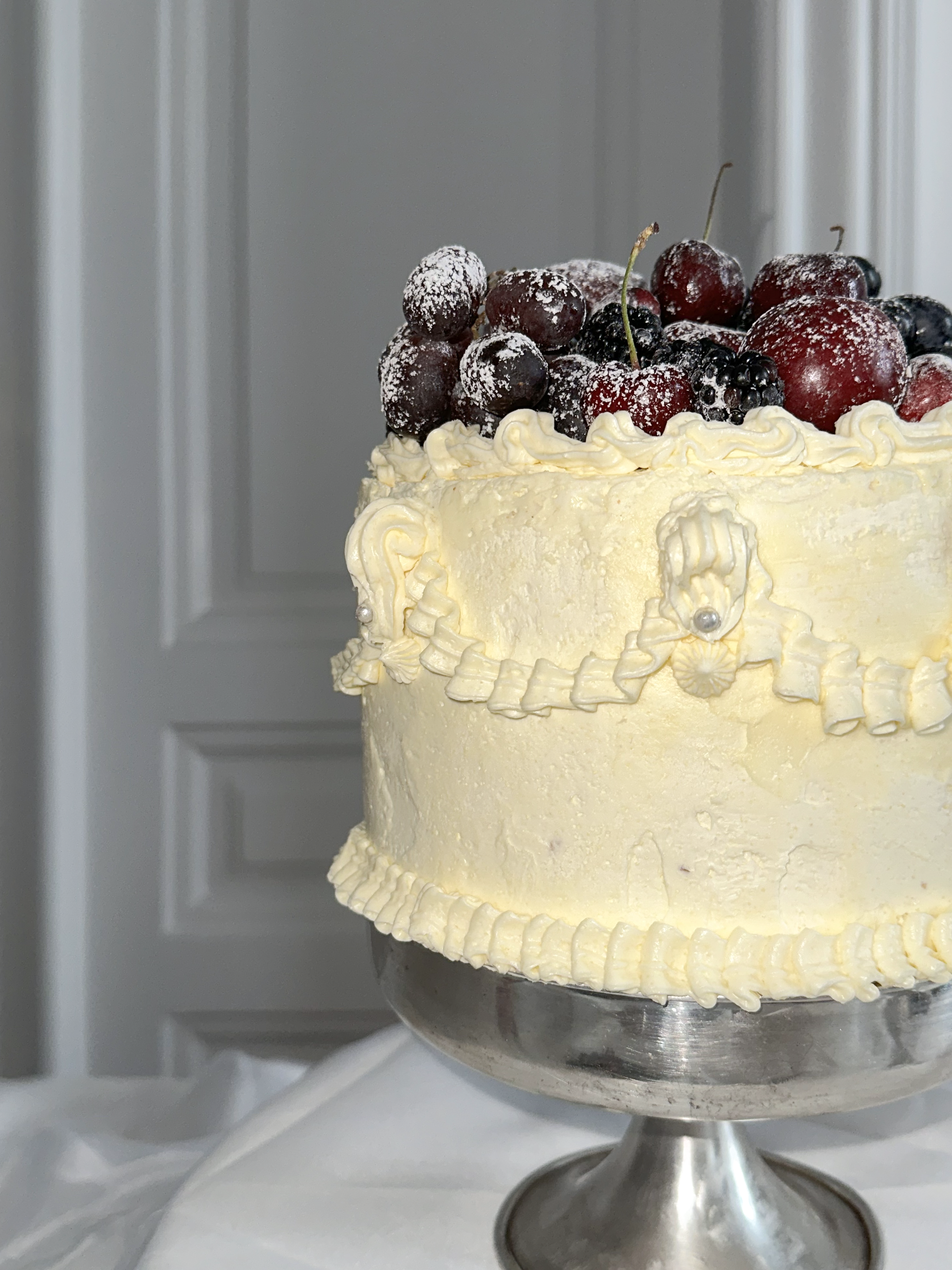 still life with a cake