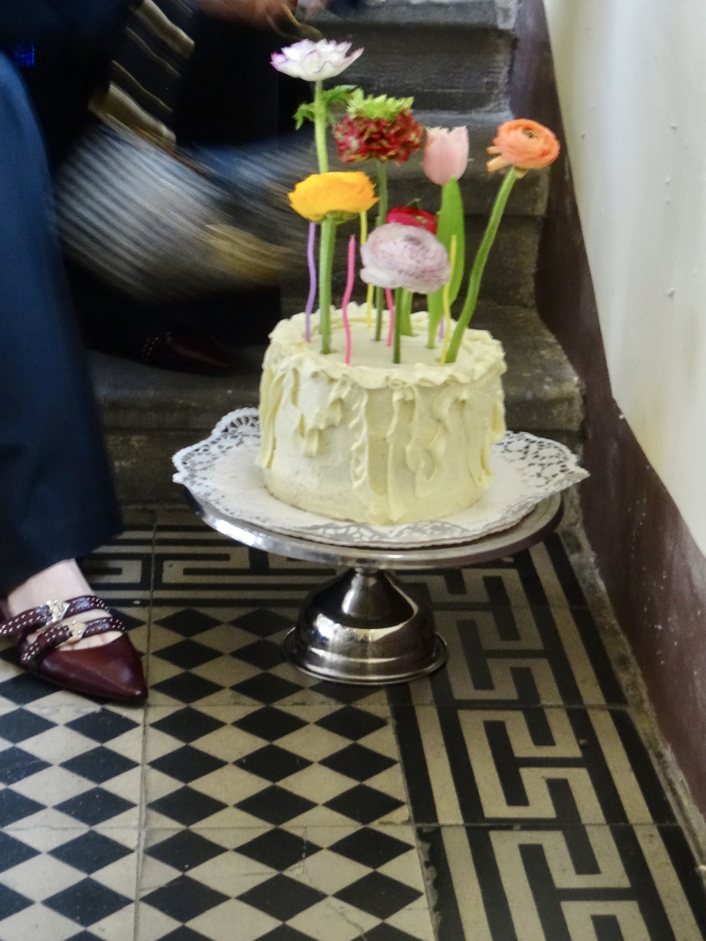 birthdaycake with flowers